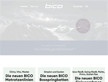 Tablet Screenshot of bico.ch